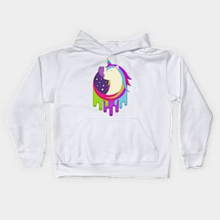 Unicorn Stars Space Kids Hoodie